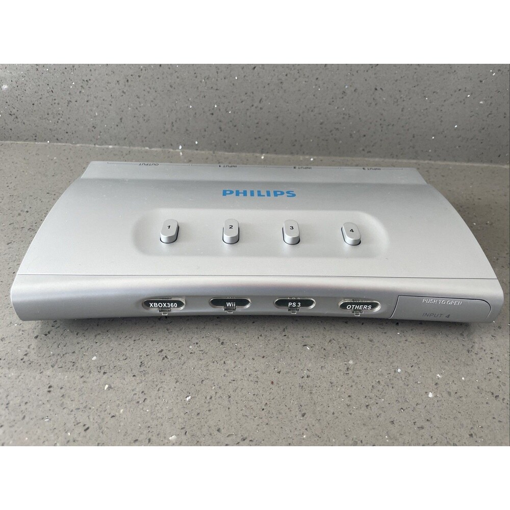 READ Philips HD 4 System Selector SGP9009/27 Component A/V Switcher Retro Gaming
